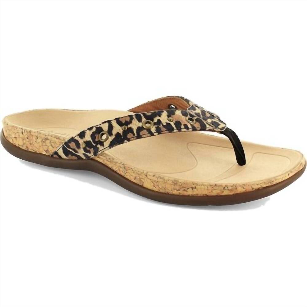 NEW STRIVE women's saria sandals in leopard